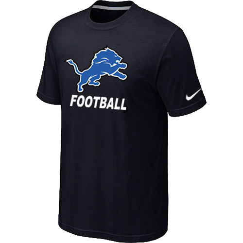 Men's Detroit Lions Nike Facility T Shirt Black