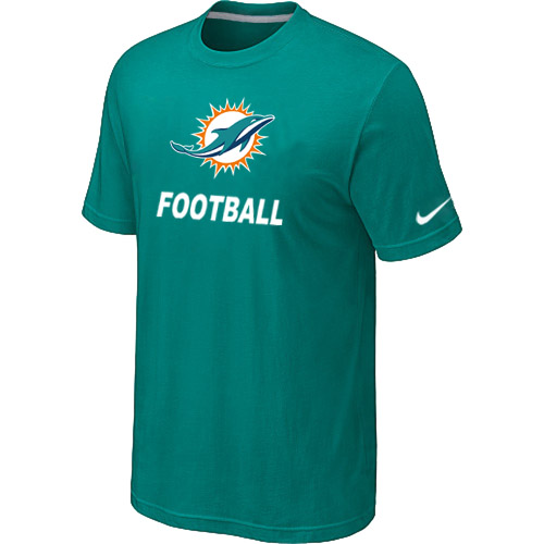 Men's Kansas Miami Dolphins Nike Facility T Shirt Green