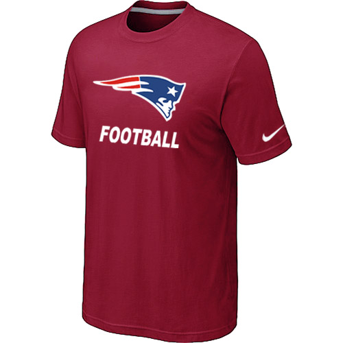 Men's New England Patriots Nike Facility T Shirt Red
