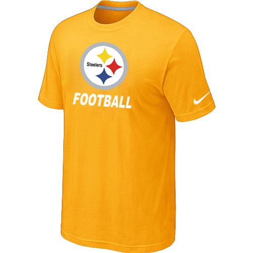 Men's Pittsburgh Steelers Nike Facility T Shirt Yellow