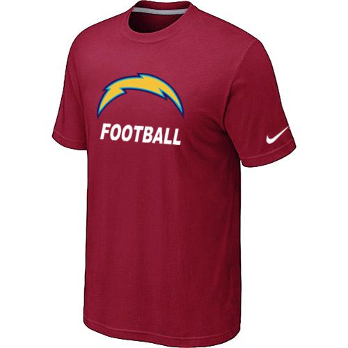 Men's San Diego Charger Nike Facility T Shirt Red
