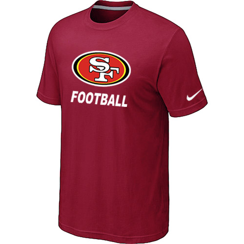 Men's San Francisco 49ers Nike Facility T Shirt Red
