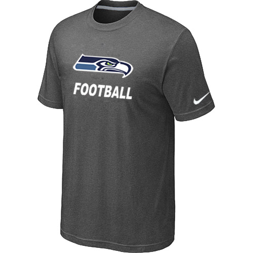Men's Seattle Seahawks Nike Facility T Shirt D.Grey
