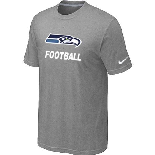 Men's Seattle Seahawks Nike Facility T Shirt Grey