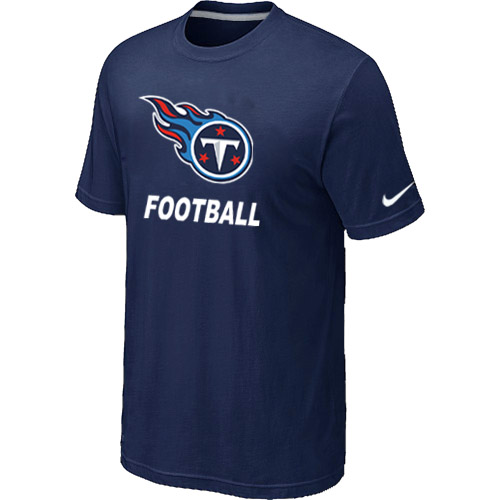 Men's Tennessee Titans Nike Facility T Shirt D.Blue