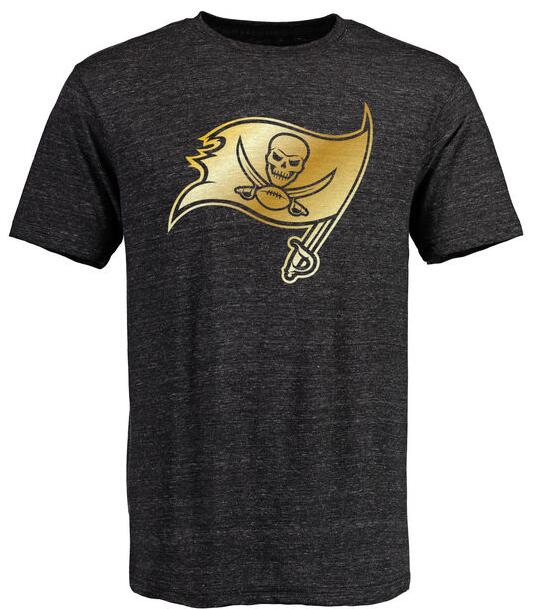 Nike Buccaneers Black Pro Line Gold Collection Tri-Blend Men's Short Sleeve T-Shirt