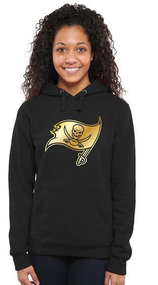 Nike Buccaneers Black Pro Line Gold Collection Women Pullover Hoodie