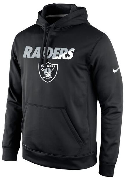 Nike Raiders Black Sideline Pullover Hoodie
