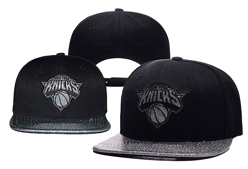 Knicks Black Adjustable Hat YD