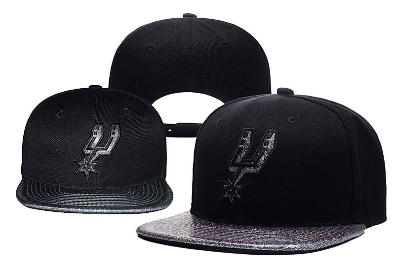 Spurs Black Adjustable Hat YD