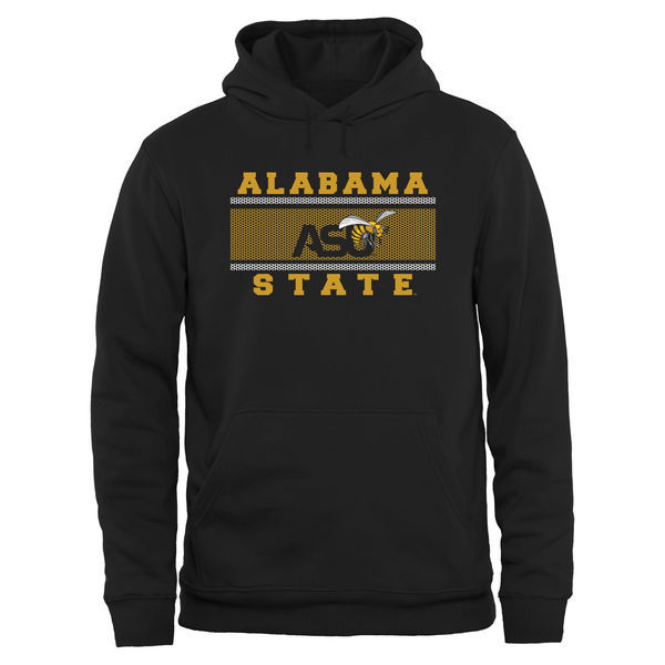Alabama State Hornets Team Logo Black College Pullover Hoodie2