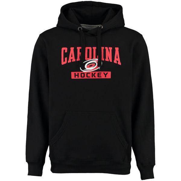 Carolina Hurricanes Black Team Logo Men's Hoodie05