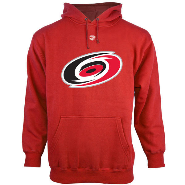 Carolina Hurricanes Red Team Logo Men's Pullover Hoodie