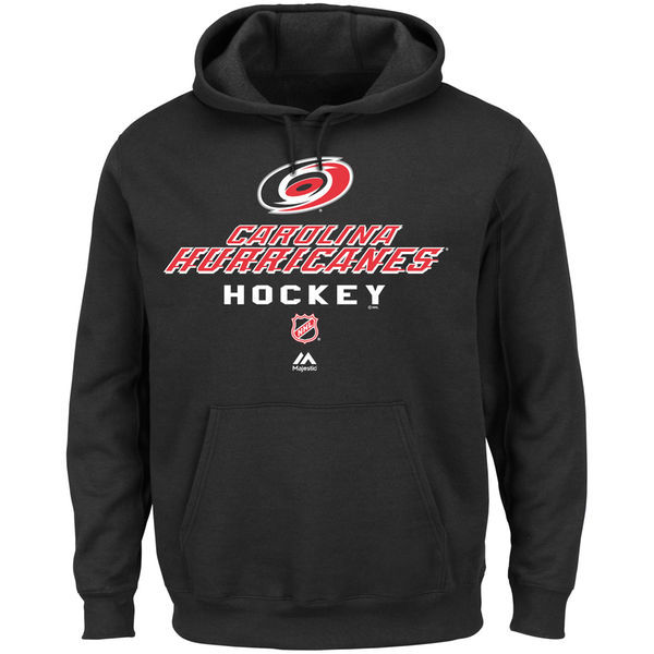 Carolina Hurricanes Red Team Logo Men's Pullover Hoodie04