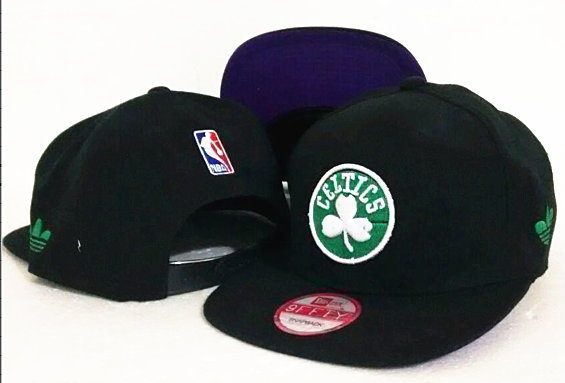 Celtics Black Adjustable Hat GF