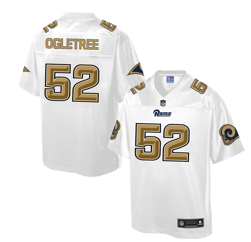 Nike Rams 52 Alec Ogletree White Pro Line Elite Jersey