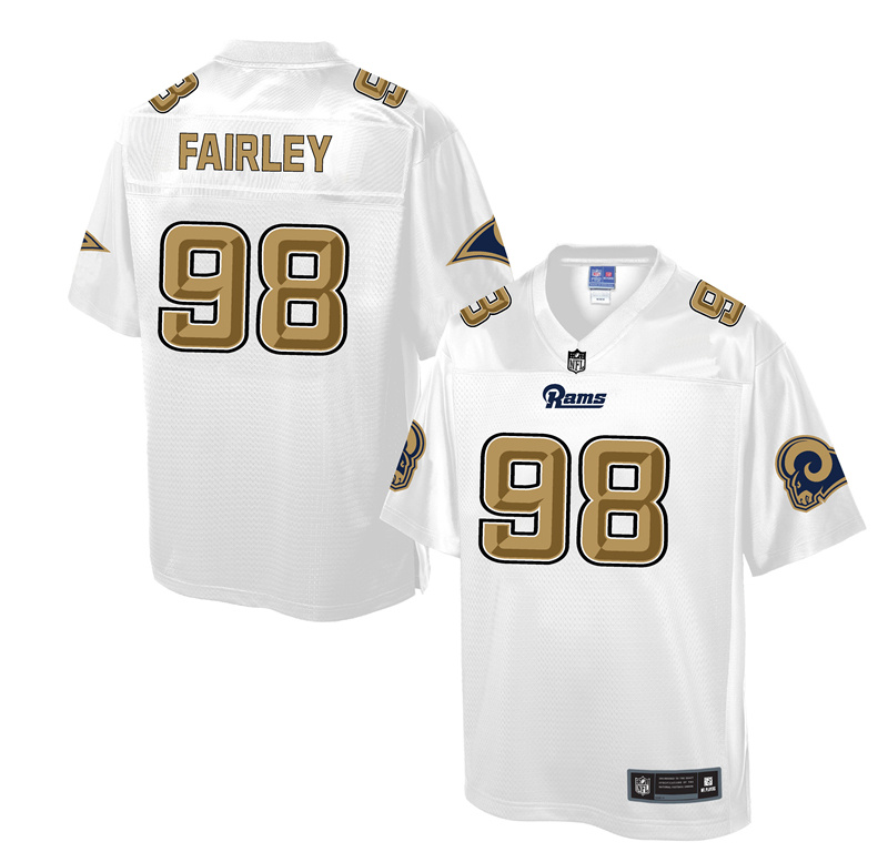 Nike Rams 98 Nick Fairley White Pro Line Elite Jersey