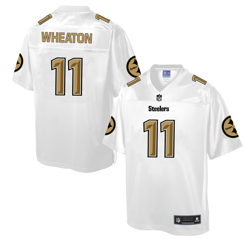 Nike Steelers 11 Maurkice Wheaton White Pro Line Elite Jersey