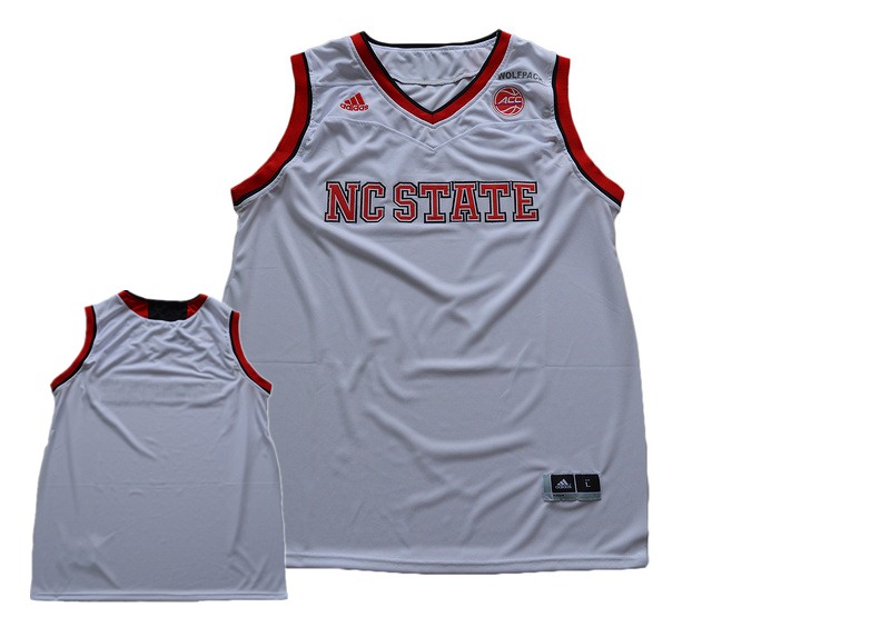NC State Wolfpack Blank White College Basketball Jersey