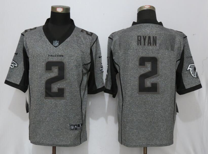 Nike Falcons 2 Matt Ryan Gray Gridiron Gray Limited Jersey