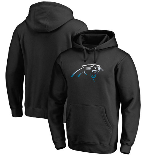 Carolina Panthers Pro Line by Fanatics Branded Gradient Logo Pullover Hoodie Black