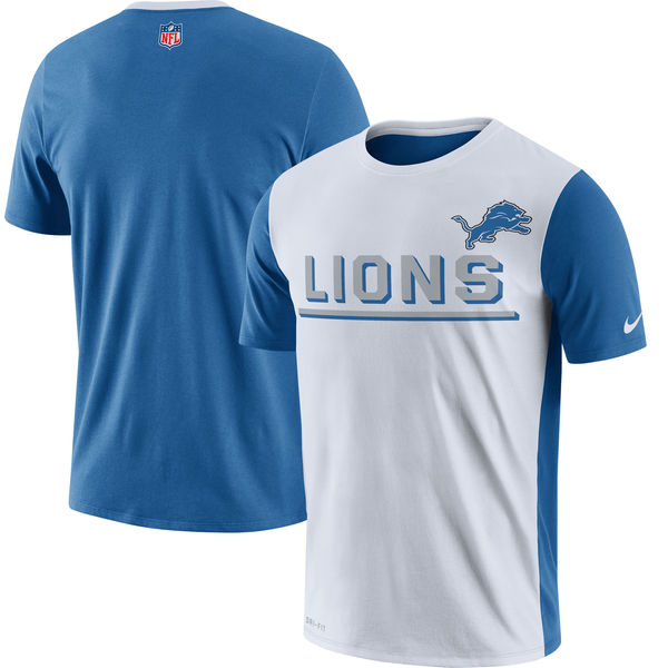 Detroit Lions Nike Champ Drive 2.0 Performance T-Shirt White