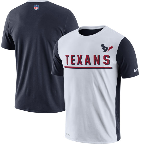 Houston Texans Nike Champ Drive 2.0 Performance T-Shirt White