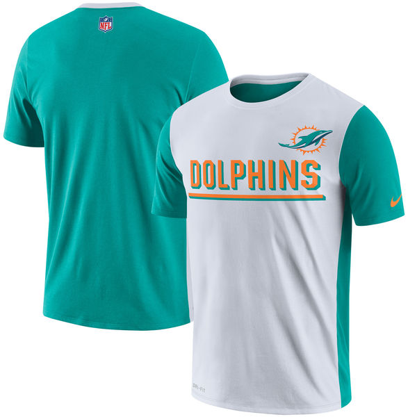 Miami Dolphins Nike Champ Drive 2.0 Performance T-Shirt White