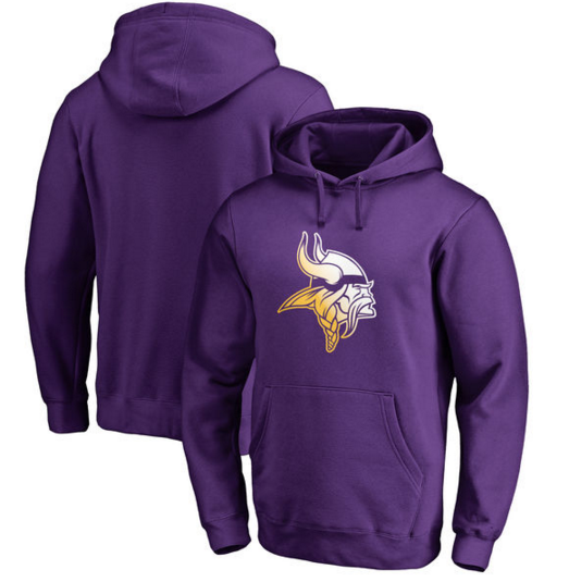 Minnesota Vikings Pro Line by Fanatics Branded Gradient Logo Pullover Hoodie Purple