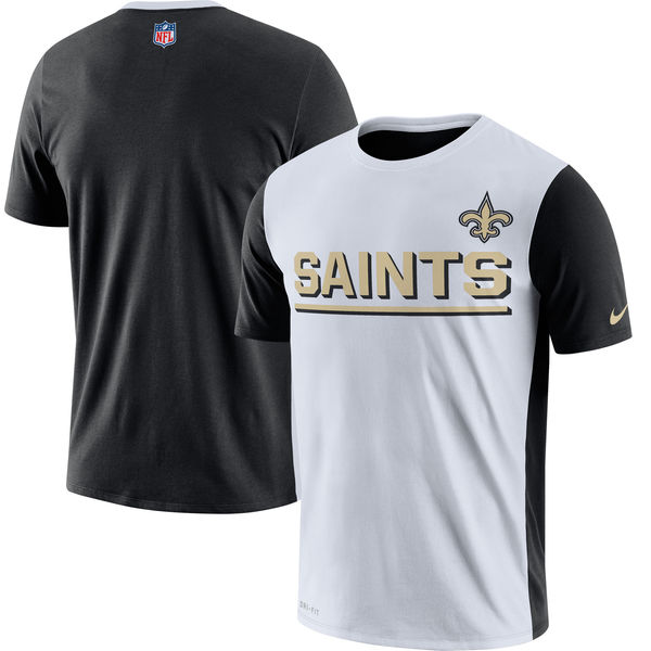 New Orleans Saints Nike Champ Drive 2.0 Performance T-Shirt White