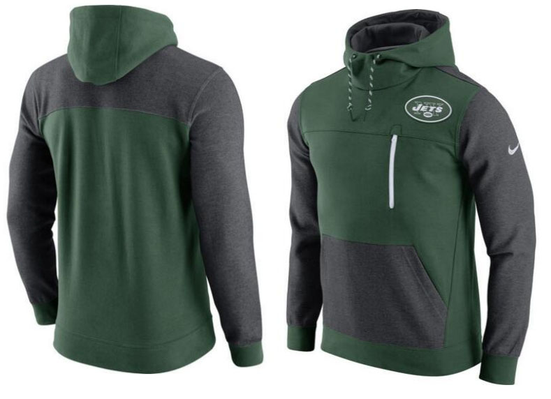 New York Jets Nike AV15 Fleece Pullover Hoodie Green