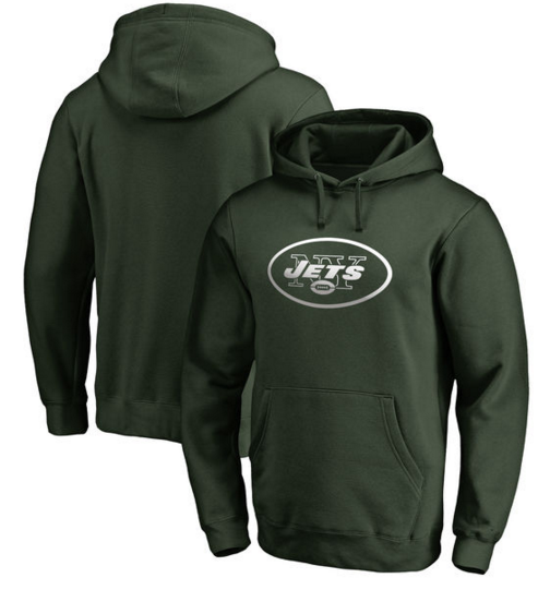 New York Jets Pro Line by Fanatics Branded Gradient Logo Pullover Hoodie Green
