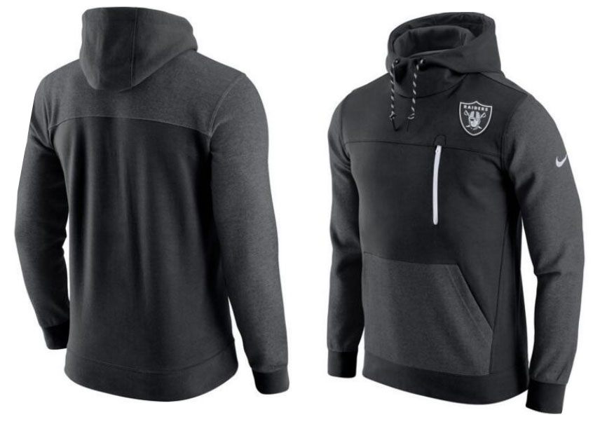 Oakland Raiders Nike AV15 Fleece Pullover Hoodie Black
