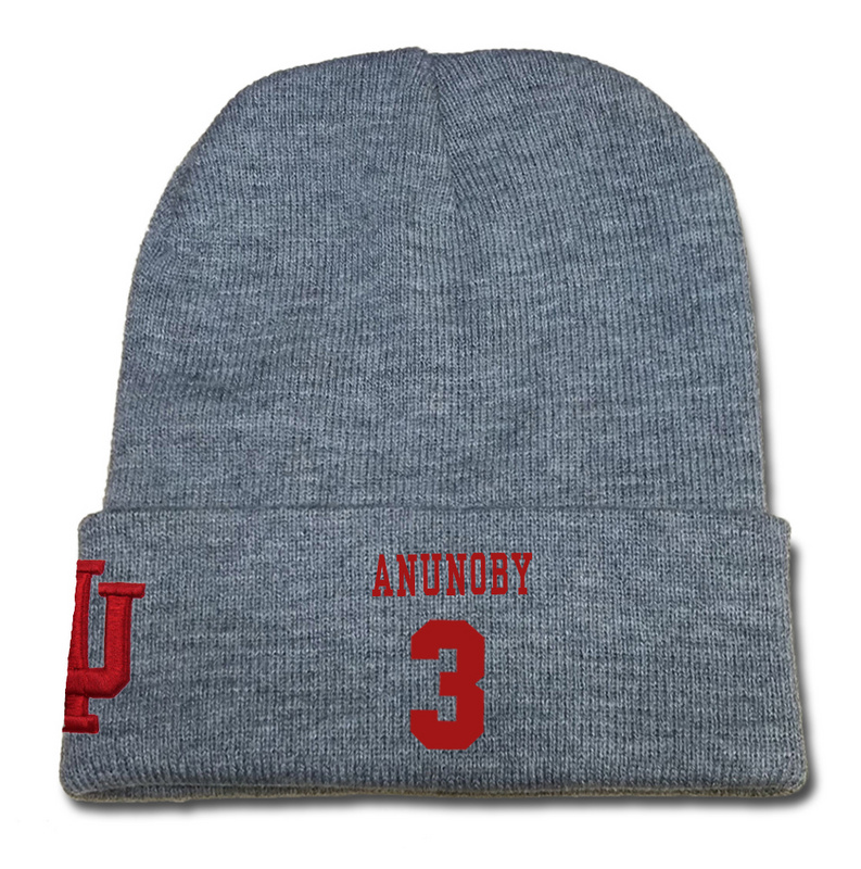 Indiana Hoosiers 3 OG Anunoby Gray College Basketball Knit Hat