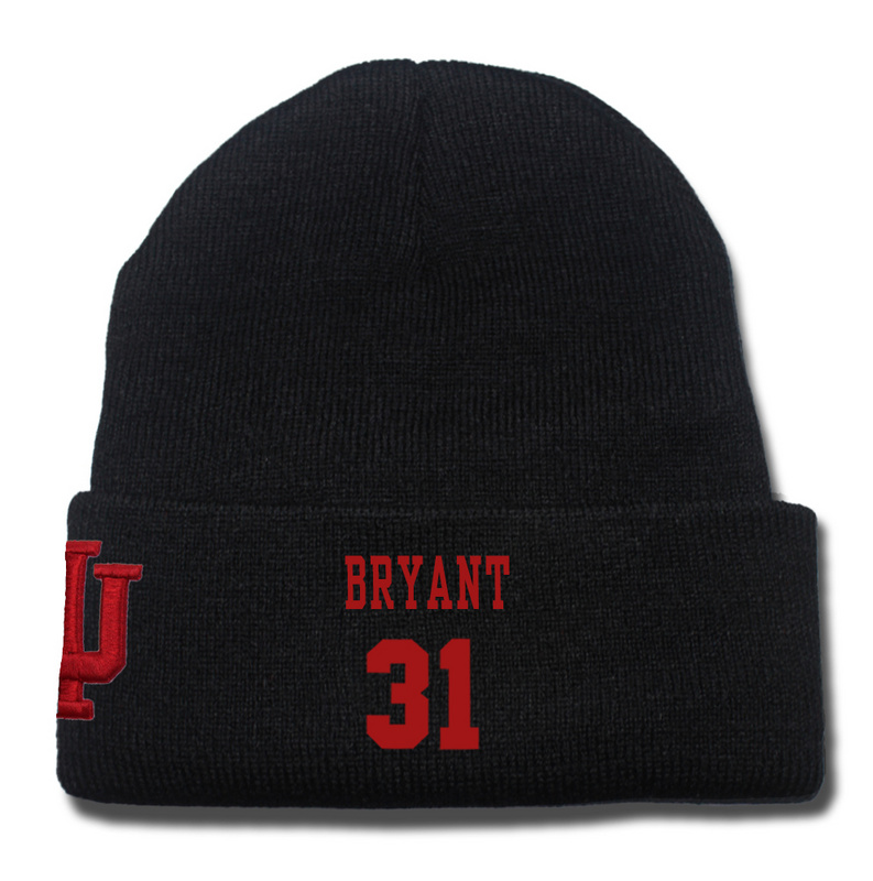 Indiana Hoosiers 31 Thomas Bryant Black College Basketball Knit Hat
