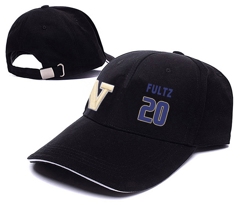 Washington Huskies 20 Markelle Fultz Black College Basketball Adjustable Peaked Hat