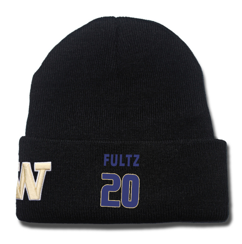 Washington Huskies 20 Markelle Fultz Black College Basketball Knit Hat
