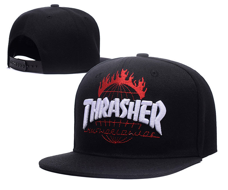 Thrasher Black Fashion Adjustable Hat LH5