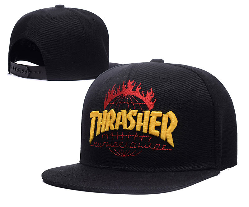 Thrasher Black Fashion Adjustable Hat LH6
