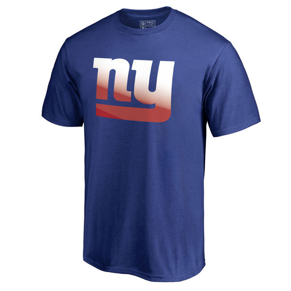 New York Giants Pro Line by Fanatics Branded Royal Big & Tall Gradient Logo T-Shirt