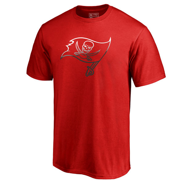 Tampa Bay Buccaneers Pro Line by Fanatics Branded Red Big & Tall Gradient Logo T-Shirt