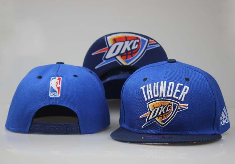 Thunder Team Logo Blue Adjustable Hat LT