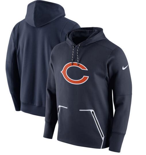 Chicago Bears Nike Champ Drive Vapor Speed Pullover Hoodie Navy