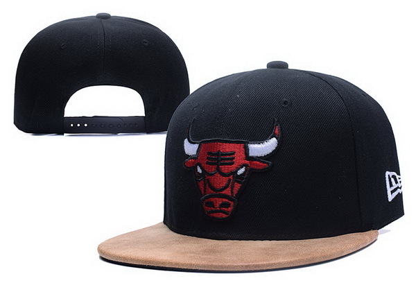 Bulls Team Logo Black Adjustable Hat