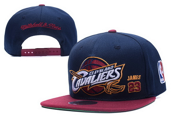 Cavaliers Team Logo Navy Mitchell & Ness Adjustable Hat