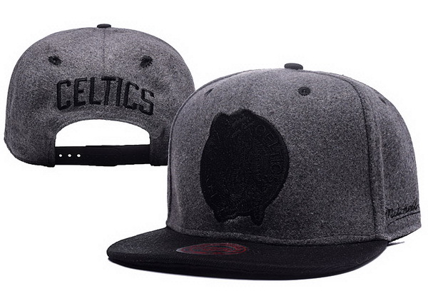 Celtics Team Logo Gray Adjustable Hat