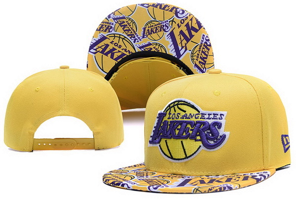 Lakers Team Logo Gold Adjustable Hat
