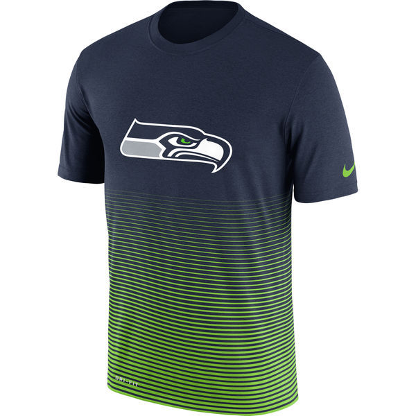 Nike Seahawks Fresh Logo New Day Men's Short Sleeve T-Shirt