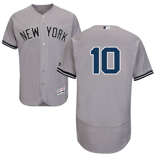 Yankees 10 Phil Rizzuto Gray Flexbase Jersey