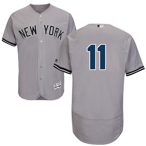 Yankees 11 Brett Gardner Gray Flexbase Jersey